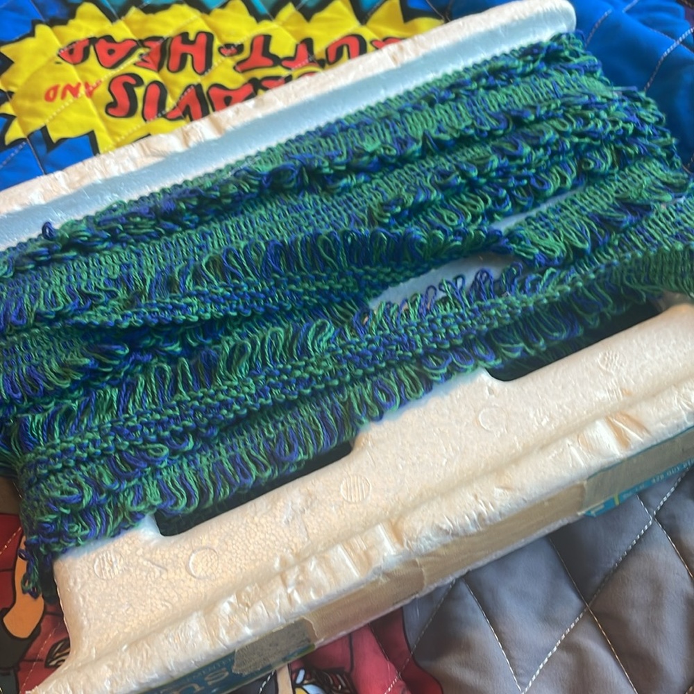 Vintage tassel fabric (2)